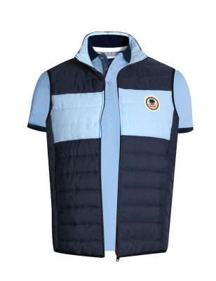 Doudoune sans manche NILSJET Otago Rugby Bleu marine et ciel pour Homme