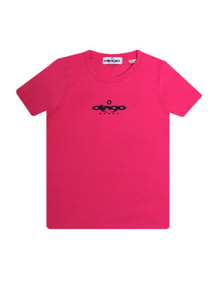 Tee-shirt Flower Otago rugby enfant col rond raspberry sorbet coton bio