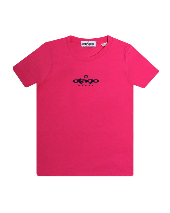 FLOWER KID TSHIRT OTAGO RASPBERRY SORBET