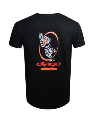 Tee-shirt Tatoo Otago rugby noir pour homme
