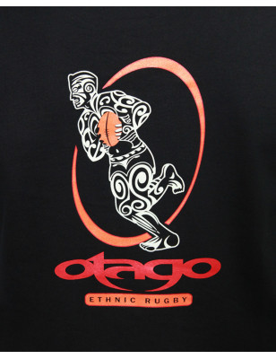 Dos sérigraphié du tee-shirt Tatoo Otago noir pour homme