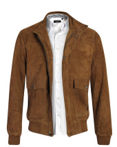 EPSI VESTE CUIR OTAGO COGNAC