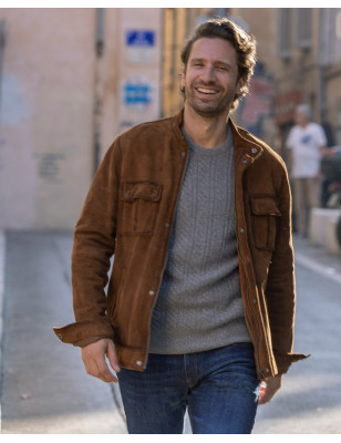 SIP VINTAGE VESTE CUIR OTAGO COGNAC