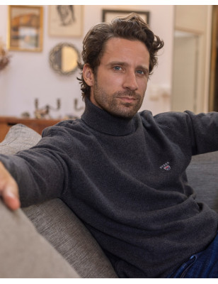BUENOS AIRES PULL COL ROULE OTAGO ANTHRACITE