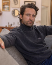 BUENOS AIRES PULL COL ROULE OTAGO ANTHRACITE