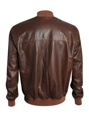 Dos du cuir Victor Otago marron pour homme