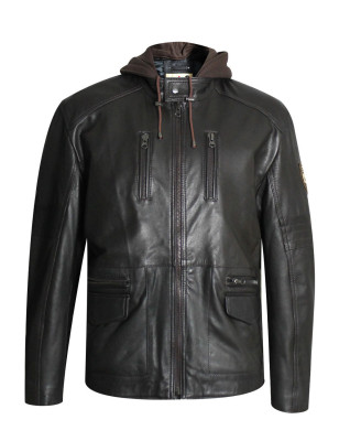 Cuir Mon Otago marron pour homme