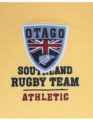 Broderie côté coeur du polo Artax Otago mimosa pour homme