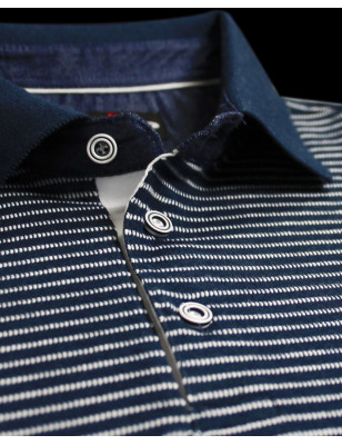 Ouverture col boutonné du polo 24PO1 pour homme