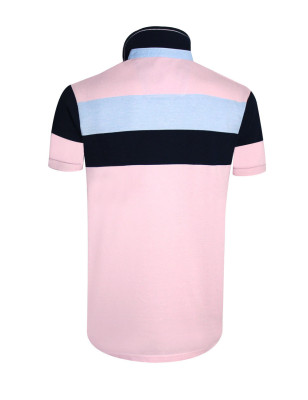 Dos du polo 24PO3 rose pour homme