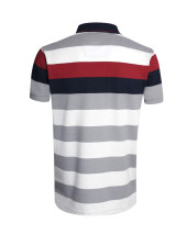 24PO4 POLO MC RAYE OTAGO BLANC/GRIS
