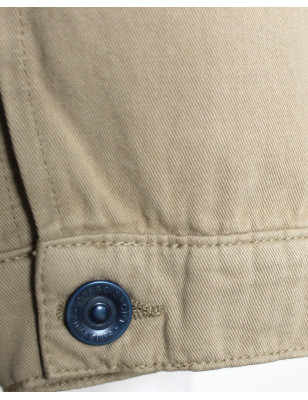 Détail produit du blouson Bruce Otago beige pour homme