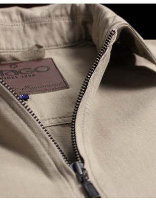 Détail produit du blouson Bruce Otago beige pour homme