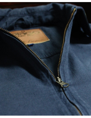 Détail produit du blouson Bruce Otago bleu marine pour homme