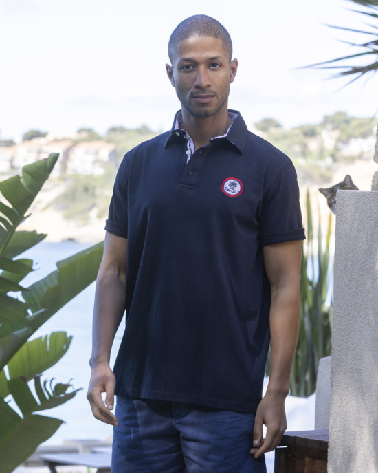 24 SETVIC POLO MC OTAGO BLEU MARINE