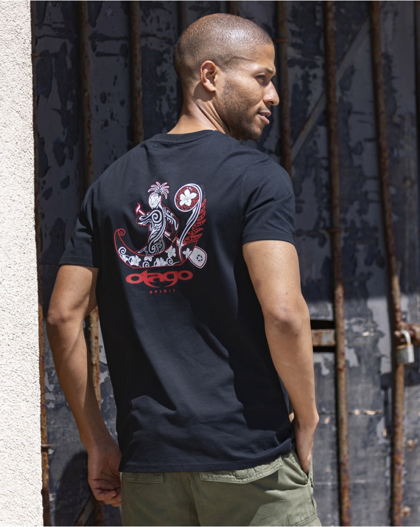 25 WAVE TEE SHIRT OTAGO NOIR 25 WAVE TEE SHIRT OTAGO NOIR