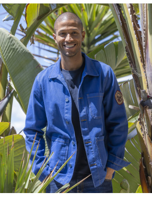 24 HOBART VESTE OTAGO BLEU KLEIN