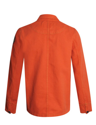 dos de la Veste Toile Boutonnée Hobart Otago Rugby orange pour Homme