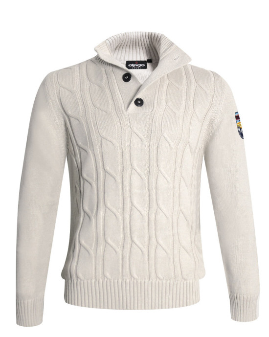 24 CARDRONA PULL TORSADE OTAGO ÉCRU
