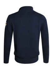 24 CARDRONA PULL TORSADE OTAGO BLEU MARINE 24 CARDRONA PULL TORSADE OTAGO BLEU MARINE