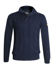 24 CARDRONA PULL TORSADE OTAGO BLEU MARINE 24 CARDRONA PULL TORSADE OTAGO BLEU MARINE