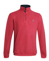 24SW7 SWEAT COL ZIP OTAGO CORAIL