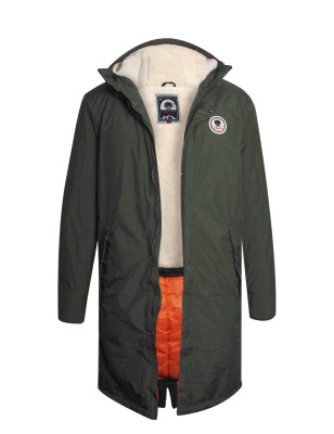Doudoune Limbo Otago avec capuche Kaki pour homme