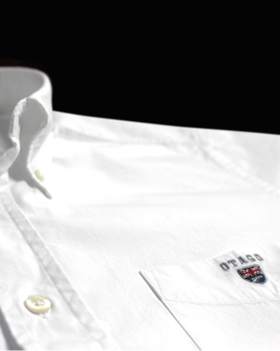 24 BUENEVY CHEMISE ML OTAGO BLANC