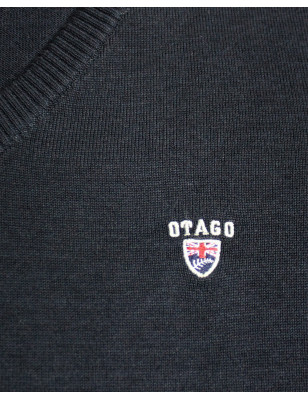 Pull col V homme CARBUN Otago bleu marine