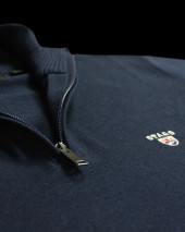 25 CARBUN PULL COL ZIP OTAGO BLEU MARINE 25 CARBUN PULL COL ZIP OTAGO BLEU MARINE