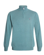 25 CARBUN PULL COL ZIP OTAGO VERT CLAIR