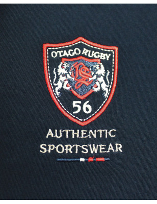 Polo Kerbun manches courtes Otago rugby marine pour homme