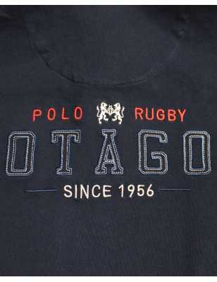 Polo Kerbun manches courtes Otago rugby marine pour homme