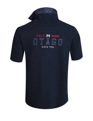 Polo Kerbun manches courtes Otago rugby marine pour homme