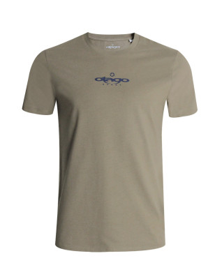 devant du Tee shirt Yaka Otago rugby beige driftwood pour homme