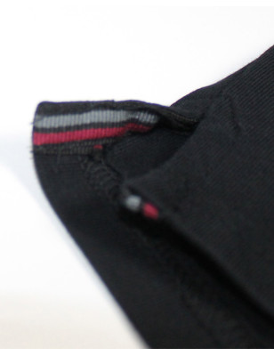 Polo Tribag manches courtes Otago rugby noir pour homme