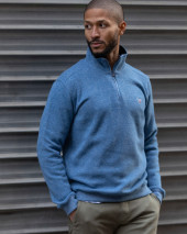 24SW7 SWEAT COL ZIP OTAGO BLEU CIEL