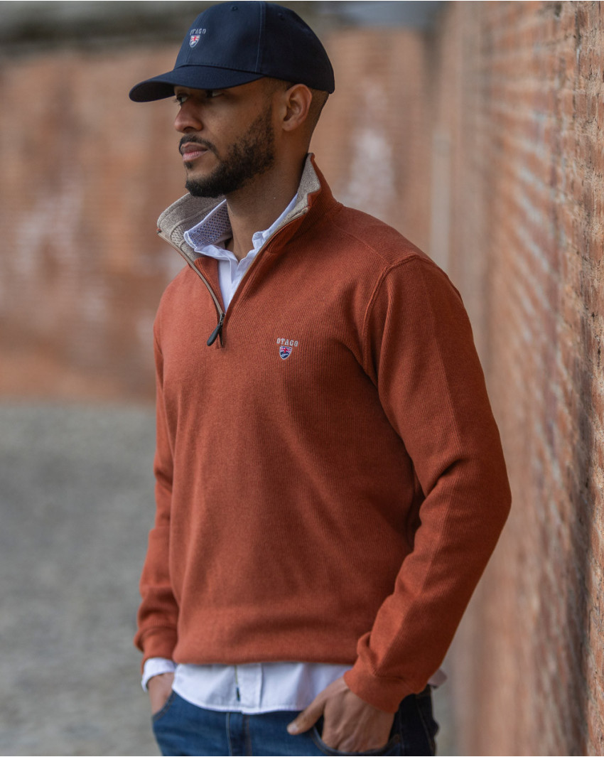 24SW7 SWEAT COL ZIP OTAGO EPICE 24SW7 SWEAT COL ZIP OTAGO EPICE