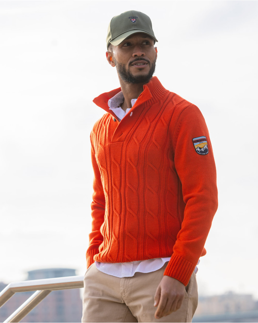 24 CARDRONA PULL TORSADE OTAGO ORANGE 24 CARDRONA PULL TORSADE OTAGO ORANGE