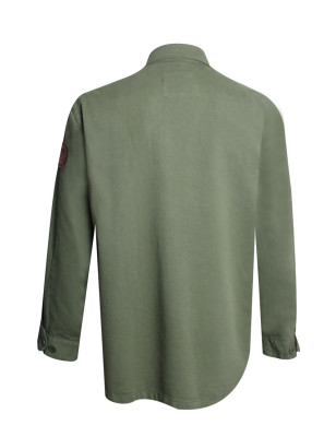 dos de la Veste en toile boutonnée Ohio Otago Rugby kaki pour Homme