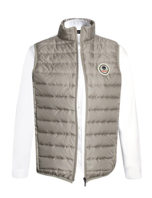 tenue Doudoune sans manche TIKIJET Otago rugby grege pour homme
