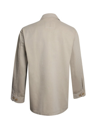 dos de la Veste Toile Boutonnée Ohio Otago Rugby beige pour Homme