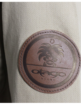 écusson de la Veste Toile Boutonnée Ohio Otago Rugby beige pour Homme