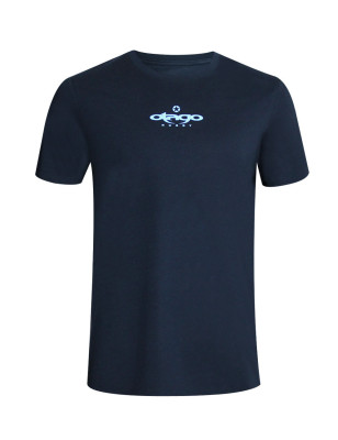 Tee-shirt Tikisphere Otago rugby marine coton Bio pour homme