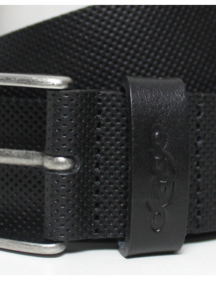 Ceinture Catitane Otago en cuir noir fabriquée en France