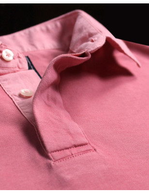 Polo CASA manches courtes Otago rugby blush pour homme