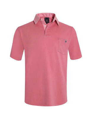 Polo CASA manches courtes Otago rugby blush pour homme