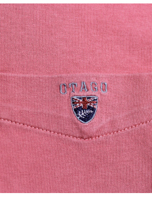 Polo CASA manches courtes Otago rugby blush pour homme