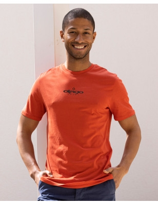 Tee shirt Paddle Otago paprika pour homme