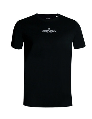 Tee shirt PIENA Otago rugby noir coton Bio pour homme